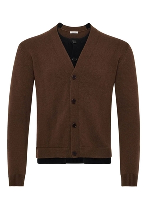 JW Anderson layered cardigan - Brown