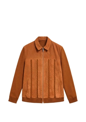 LES HÉRITIERS Ter zip-up cardigan - Brown