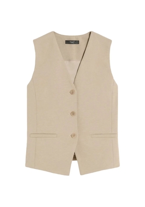 Max Mara button-fastening gilet - Brown