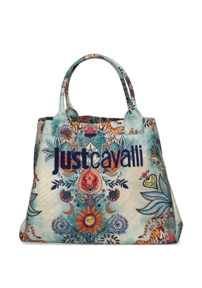Just Cavalli floral-print tote bag - Neutrals