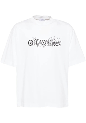 Off-White bookish flower skate T-shirt