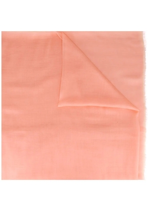 Ferragamo large frayed stole - Yellow