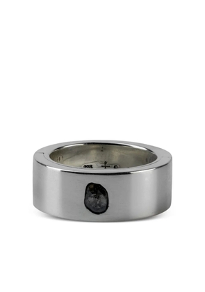 Parts of Four sterling silver Sistema diamond ring