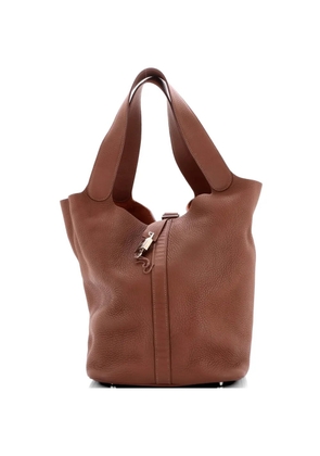 Hermès Pre-Owned Picotin Lock Bag Clemence TGM tote bag - Brown