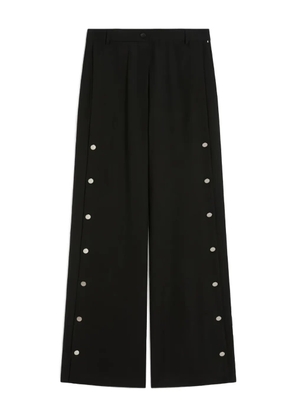 Max Mara Edere button-embellishment trousers - Black