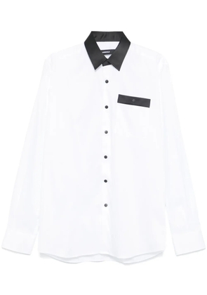 Karl Lagerfeld contrasting-collar shirt - White