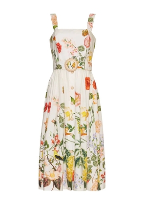 Cara Cara Candace midi dress - White