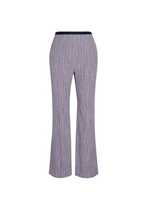 Proenza Schouler Lorenza flared trousers - Purple