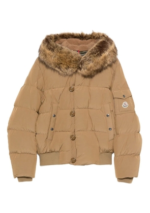 Moncler Luynes hooded down jacket - Neutrals