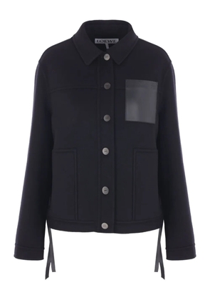 LOEWE button-fastening multi-pocket jacket - Black