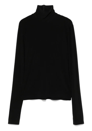 Norma Kamali high-neck top - Black