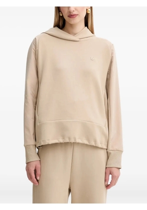 BOSS logo-detail hoodie - Neutrals