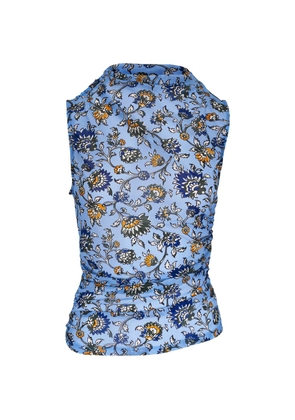 Veronica Beard Sylviani floral top - Blue