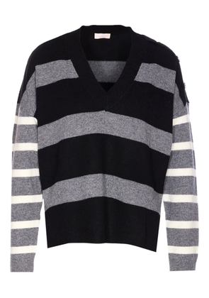 LIU JO striped sweater - Grey