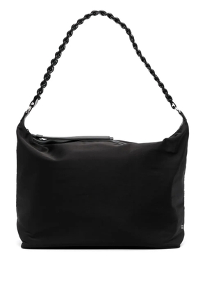 Kara Lattice braided-strap tote bag - Black