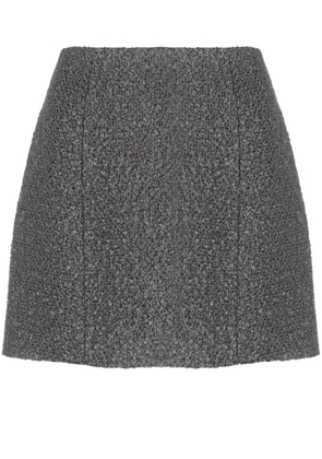 Patou textured-knit mini skirt - Grey