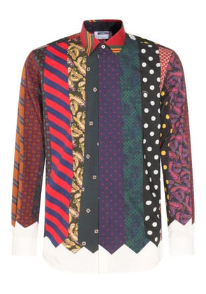 Moschino tie-print shirt - Red