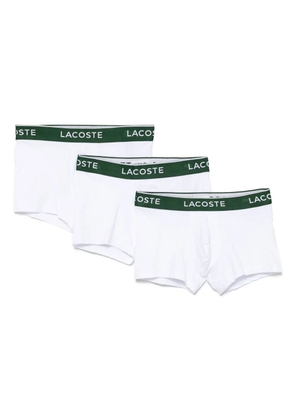Lacoste logo-waistband boxers (pack of three) - White
