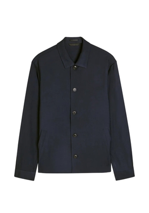 Sunspel buttoned shirt jacket - Blue