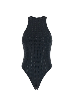 VENUJA embellished halterneck beachwear - Black