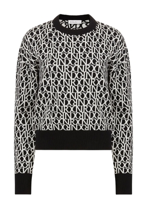 Nina Ricci monogram wool sweater - Black