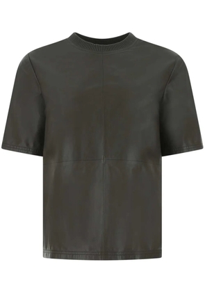 AMIRI leather T-shirt - Brown