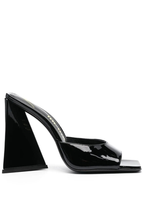 The Attico 115mm Devon square-toe sandals - Black