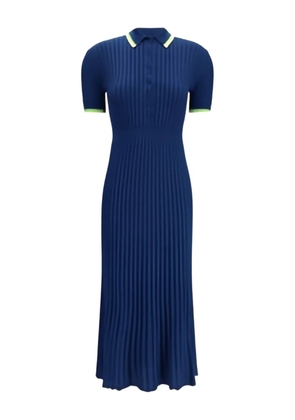 Gabriela Hearst ribbed midi dress - Blue