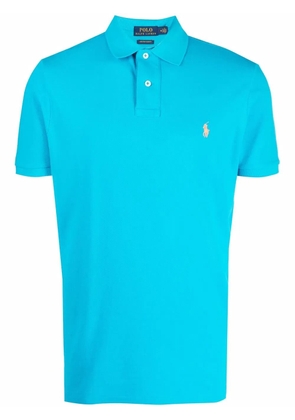 Polo Ralph Lauren embroidered-logo polo shirt - Blue