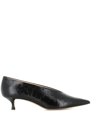 Le Monde Beryl 40mm Babouche leather pumps - Black