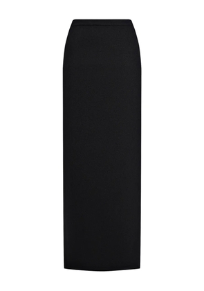 12 STOREEZ knitted long skirt - Black