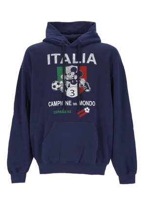 Wild Donkey graphic hoodie - Blue