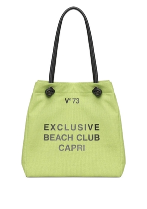 V°73 logo shoulder bag - Green