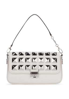 Michael Michael Kors stud-embellished shoulder bag - White