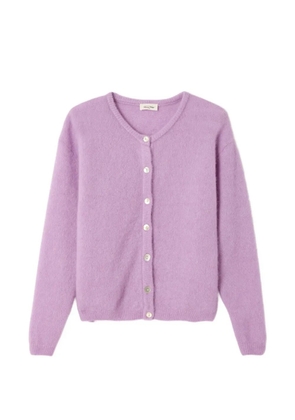 American Vintage long-sleeve round-neck cardigan - Purple