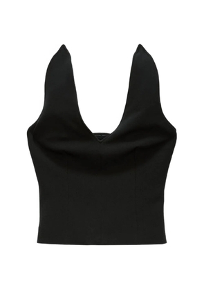 MSGM V-neck top - Black