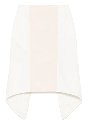 JW Anderson layered midi skirt - White