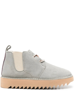 Woolrich lace-up platform boots - Grey
