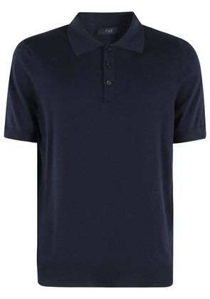 Fay cotton polo shirt - Blue