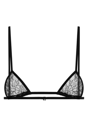 Dolce & Gabbana lace triangle bra - Black