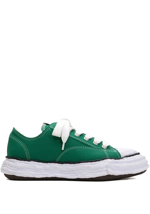 Maison MIHARA YASUHIRO Hank lace-up low-top sneakers - Green