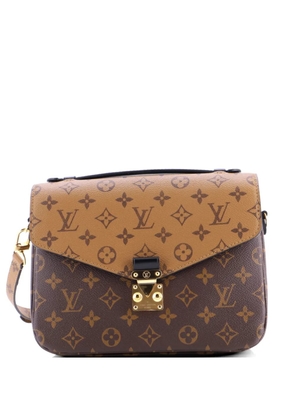 Louis Vuitton Pre-Owned Pochette Metis Reverse Monogram Canvas crossbody bag - Brown