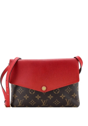Louis Vuitton Pre-Owned Twice Handbag Monogram Canvas and Leather crossbody bag - Brown