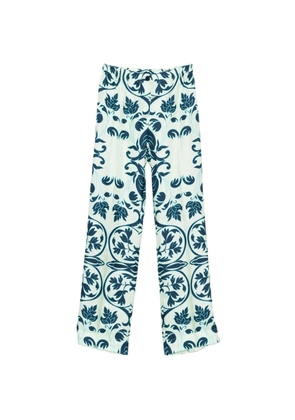 F.R.S For Restless Sleepers Etere floral trousers - Green