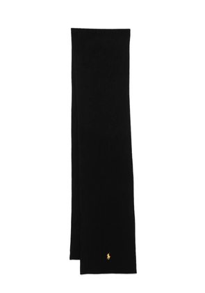 Polo Ralph Lauren Polo Pony-embroidered scarf - Black