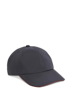 12 STOREEZ contrast-trim baseball cap - Grey