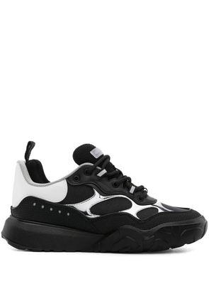 Alexander McQueen lace-up panelled sneakers - Black