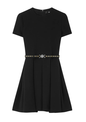 Versace A-line belted mini dress - Black