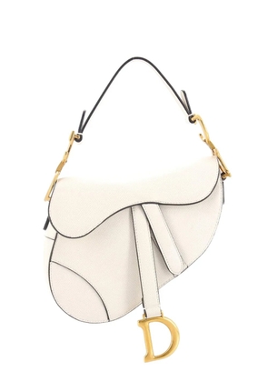 Christian Dior Pre-Owned Saddle Handbag Leather Mini shoulder bag - White