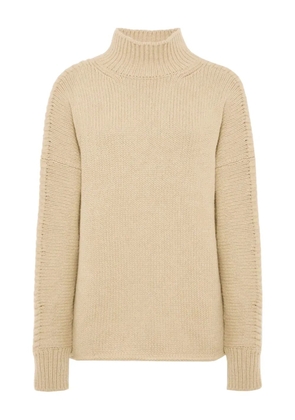 Malo turtleneck ribbed sweater - Neutrals